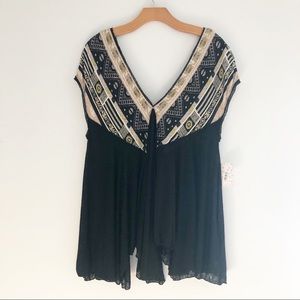 NWT FREE PEOPLE We Are Golden Tunic